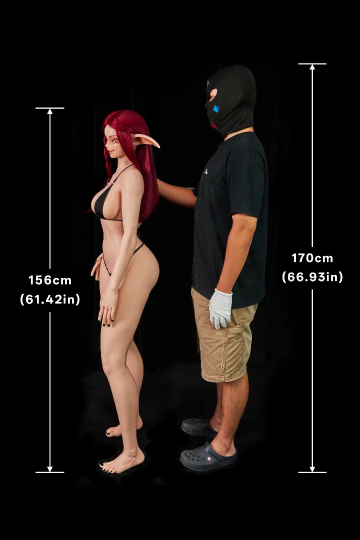 156cm (5ft1) E-Cup Lightweight Silicone Sex Doll Bina, ROS Head | Climax Doll